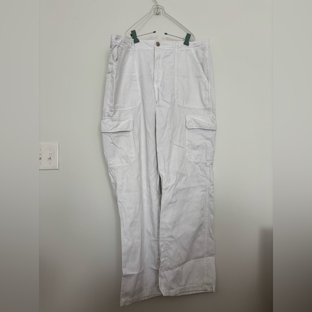 Zara White Cargo Pants